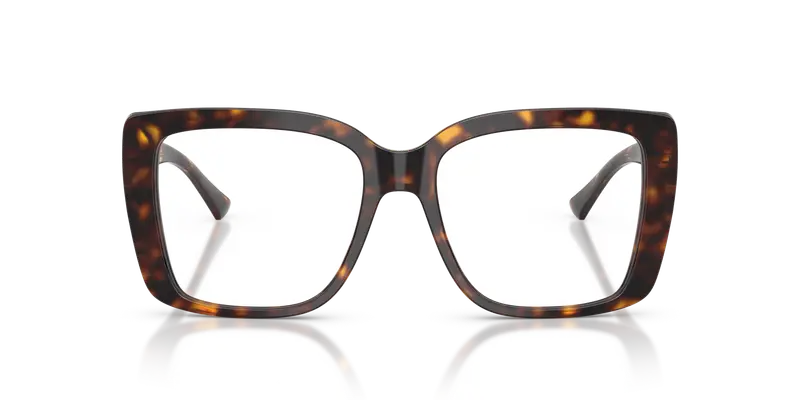 Jimmy Choo Donna JC3037 5002 Montature da vista Acetato Tartaruga Trasparente Squadrata Normale miniatura 2