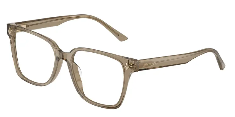 Jimmy Choo Donna JC3038D  5051 Montature da vista Acetato Marrone Trasparente Squadrata Normale