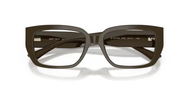 Donna JC3041BU 5060 Montature da vista Acetato Verde Trasparente Pillow Normale miniatura 2