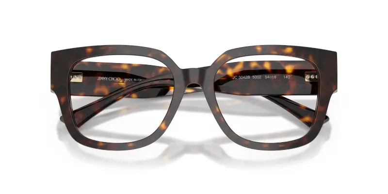 Donna JC3042B 5002 Montature da vista Acetato Tartaruga Trasparente Squadrata Normale miniatura 2