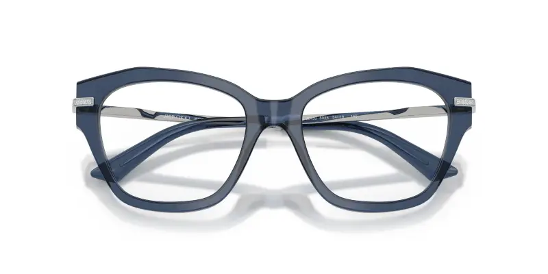 Donna JC3043J 5035 Montature da vista Acetato Blu Trasparente Cat Eye Normale miniatura 2