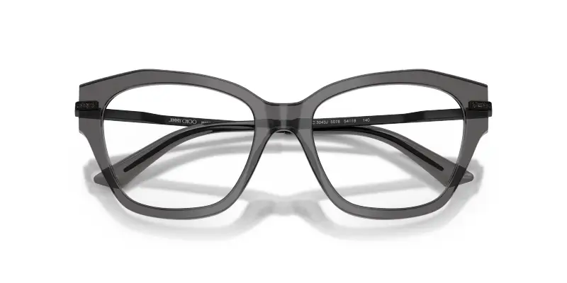 Donna JC3043J 5078 Montature da vista Acetato Nero Trasparente Cat Eye Normale miniatura 2