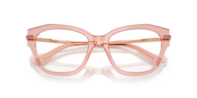 Donna JC3043J 5079 Montature da vista Acetato Rosa Trasparente Cat Eye Normale miniatura 2
