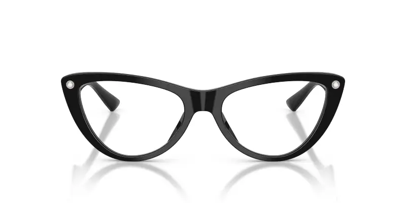 Donna JC3044HU 5000 Montature da vista Acetato Nero Trasparente Cat Eye Normale miniatura 3