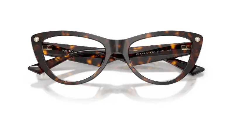 Donna JC3044HU 5002 Montature da vista Acetato Tartaruga Trasparente Cat Eye Normale miniatura 2