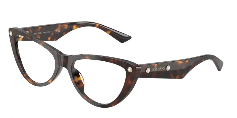 Donna JC3044HU 5002 Montature da vista Acetato Tartaruga Trasparente Cat Eye Normale