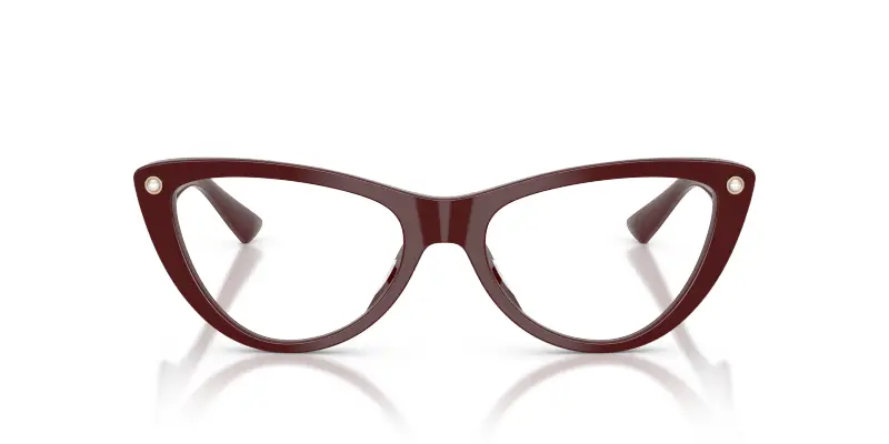 Donna JC3044HU 5057 Montature da vista Acetato Rosso Trasparente Cat Eye Normale miniatura 3