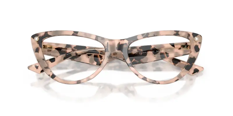 Donna JC3044HU 5080 Montature da vista Acetato Tartaruga Trasparente Cat Eye Normale miniatura 2