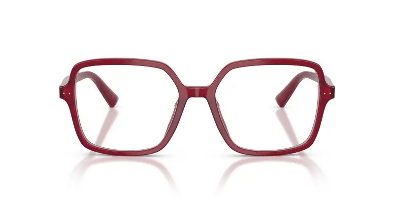 Donna JC3046U 5081 Montature da vista Acetato Rosso Trasparente Squadrata Normale miniatura 3