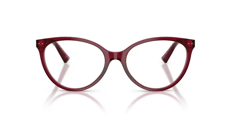 Donna JC3047 5062 Montature da vista Acetato Rosso Trasparente Pantos Normale miniatura 3