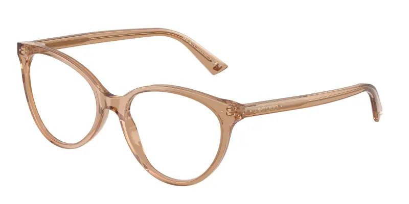 Donna JC3047 5076 Montature da vista Acetato Marrone Trasparente Pantos Normale