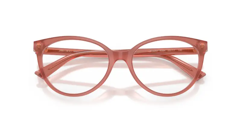 Donna JC3047 5084 Montature da vista Acetato Rosa Trasparente Pantos Normale miniatura 2