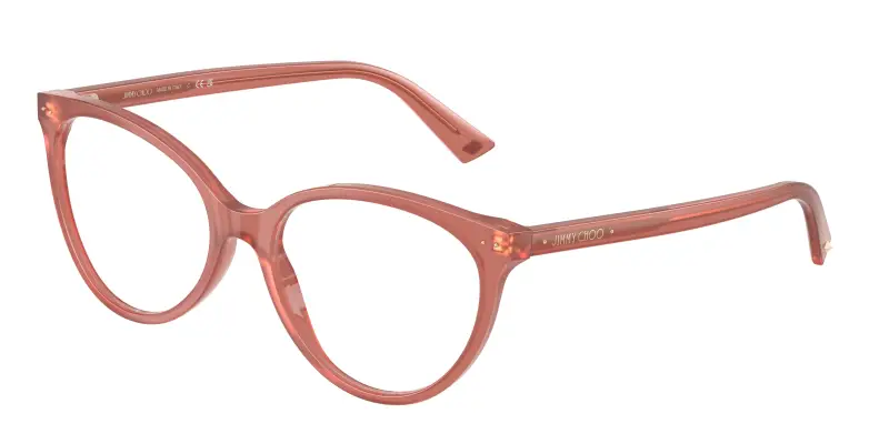 Donna JC3047 5084 Montature da vista Acetato Rosa Trasparente Pantos Normale