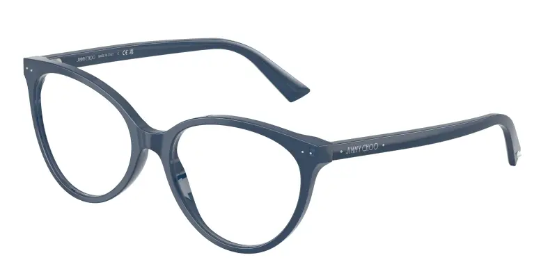 Donna JC3047 5088 Montature da vista Acetato Blu Trasparente Pantos Normale