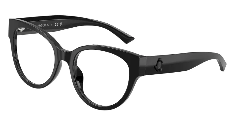 Donna JC3050U 5000 Montature da vista Acetato Nero Trasparente Pantos Normale