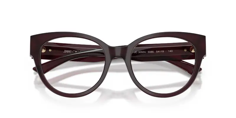Donna JC3050U 5086 Montature da vista Acetato Viola Trasparente Pantos Normale miniatura 2