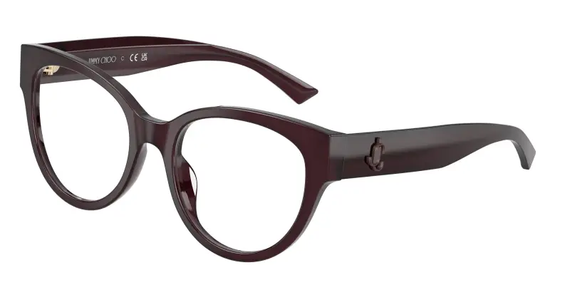 Donna JC3050U 5086 Montature da vista Acetato Viola Trasparente Pantos Normale
