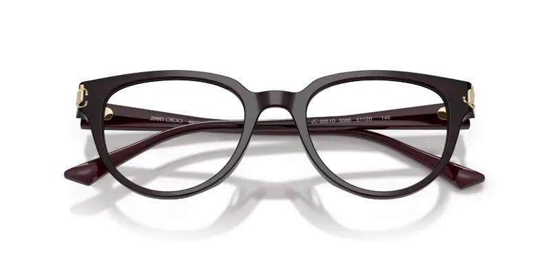 Donna JC3051D 5086 Montature da vista Acetato Viola Trasparente Pantos Normale miniatura 2