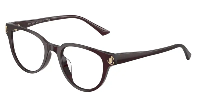 Donna JC3051D 5086 Montature da vista Acetato Viola Trasparente Pantos Normale