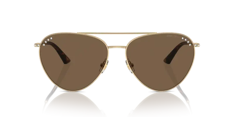 Jimmy Choo Occhiali da sole Donna Marrone 835556 miniatura 2