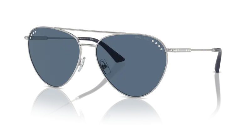 Jimmy Choo Occhiali da sole Donna Blu 836870 miniatura 3