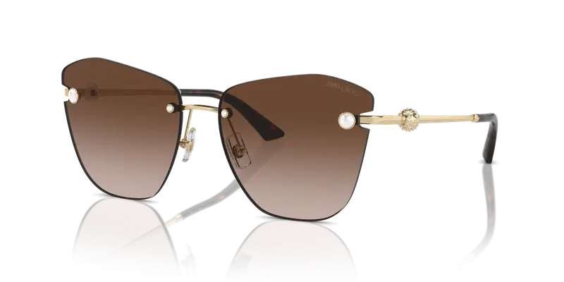 Jimmy Choo Occhiali da sole Donna Marrone 829149 miniatura 3