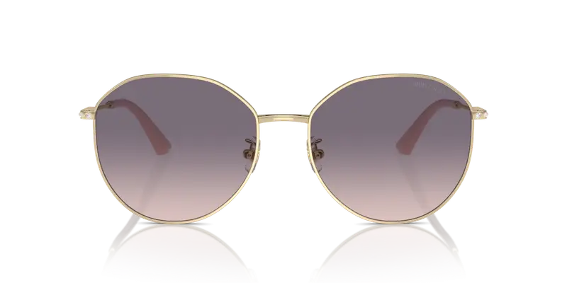 Jimmy Choo Occhiali da sole Donna Oro Rosa 835880 miniatura 2