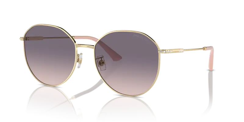 Jimmy Choo Occhiali da sole Donna Oro Rosa 835880 miniatura 3