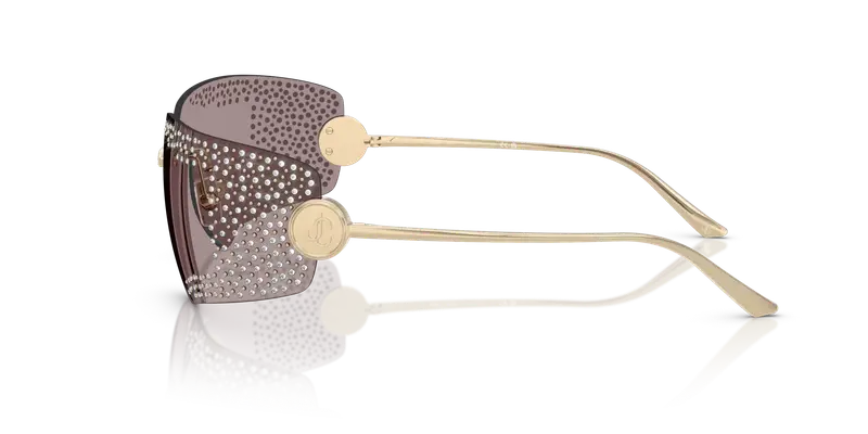 Jimmy Choo Occhiali da sole Donna Marrone 845415 miniatura 3