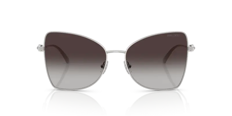 Jimmy Choo Occhiali da sole Donna Argento 837922 miniatura 2