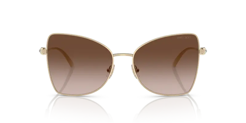 Jimmy Choo Occhiali da sole Donna Marrone 837924 miniatura 2