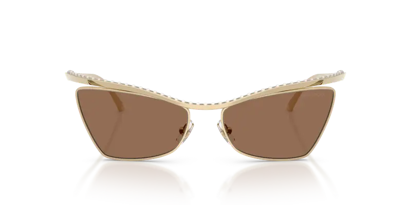 Jimmy Choo Occhiali da sole Donna Marrone 846209 miniatura 2