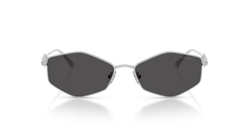 Jimmy Choo Occhiali da sole Donna Argento 847329 miniatura 2