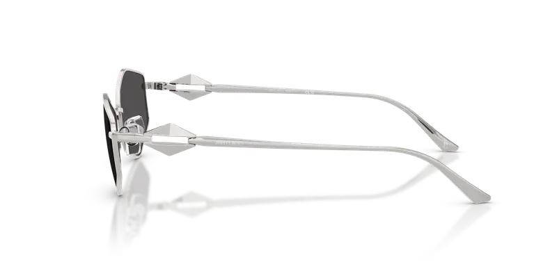 Jimmy Choo Occhiali da sole Donna Argento 847329 miniatura 3