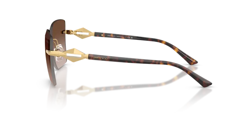 Jimmy Choo Occhiali da sole Donna Marrone 847006 miniatura 3