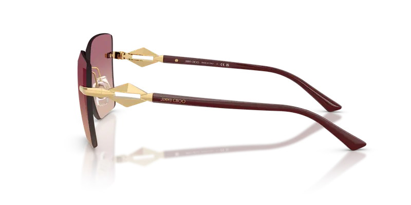 Jimmy Choo Occhiali da sole Donna Marrone 847007 miniatura 3