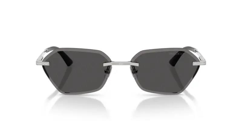 Jimmy Choo Occhiali da sole Donna Argento 2912255 miniatura 3