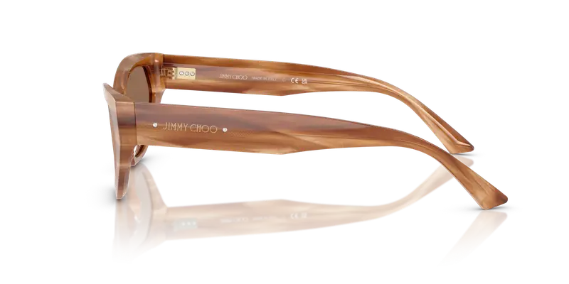 Jimmy Choo Occhiali da sole Donna Marrone 837913 miniatura 3