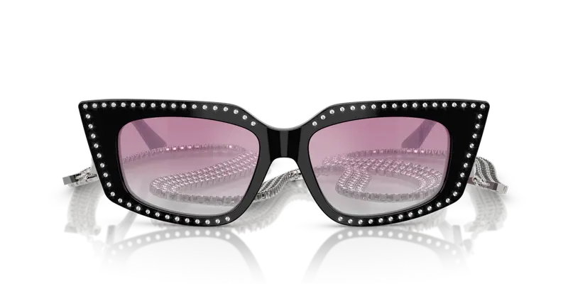 Jimmy Choo Occhiali da sole Donna Nero 845403 miniatura 2