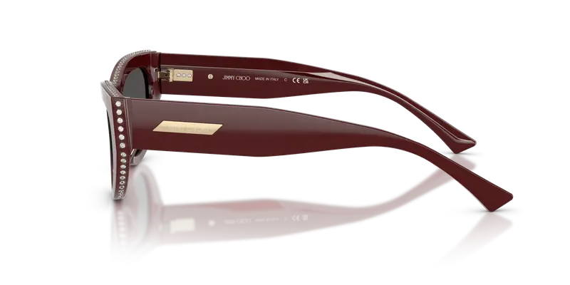 Jimmy Choo Occhiali da sole Donna Rosso 846187 miniatura 3