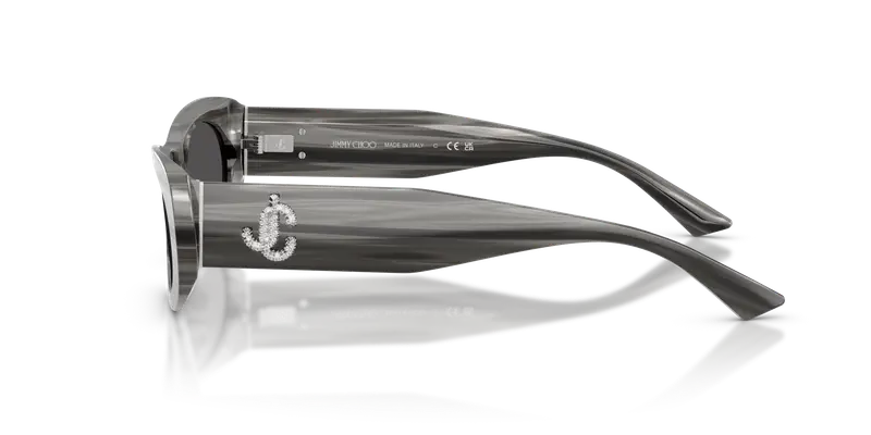 Jimmy Choo Occhiali da sole Donna Grigio 847084 miniatura 3