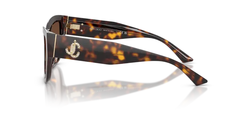 Jimmy Choo Occhiali da sole Donna Testa di moro 847108 miniatura 3