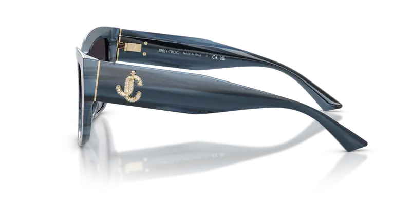 Jimmy Choo Occhiali da sole Donna Blu 847110 miniatura 3