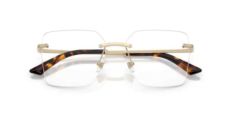 Donna Jimmy Choo JC2020B 3017 Montature da vista Metallo Oro Trasparente Squadrata Normale miniatura 2