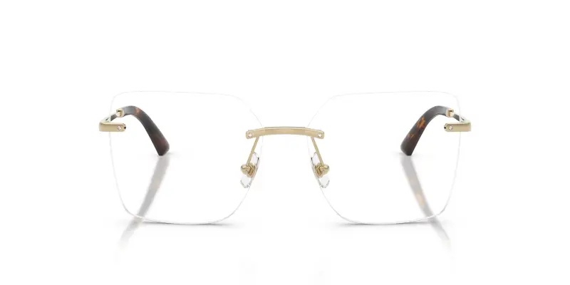 Donna Jimmy Choo JC2020B 3017 Montature da vista Metallo Oro Trasparente Squadrata Normale miniatura 3