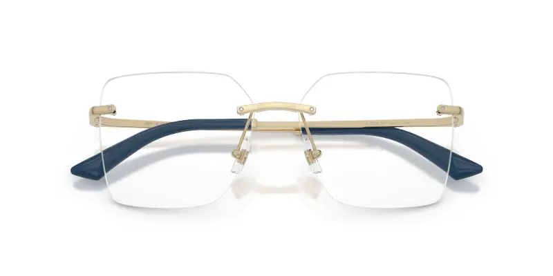 Donna Jimmy Choo JC2020B 3027 Montature da vista Metallo Oro Trasparente Squadrata Normale miniatura 2