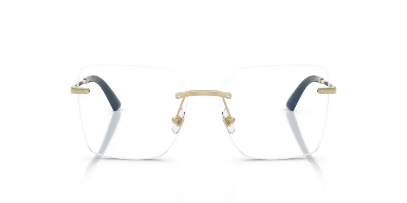 Donna Jimmy Choo JC2020B 3027 Montature da vista Metallo Oro Trasparente Squadrata Normale miniatura 3