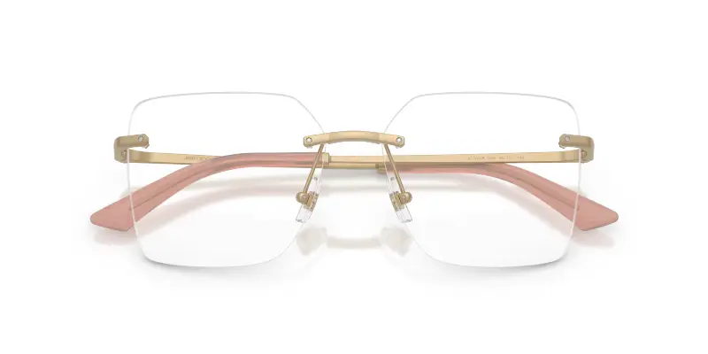 Donna Jimmy Choo JC2020B 3028 Montature da vista Metallo Oro Trasparente Squadrata Normale miniatura 2