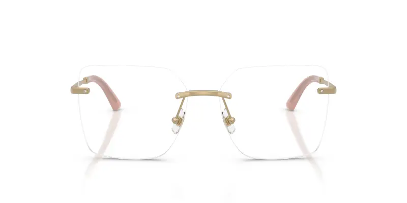 Donna Jimmy Choo JC2020B 3028 Montature da vista Metallo Oro Trasparente Squadrata Normale miniatura 3