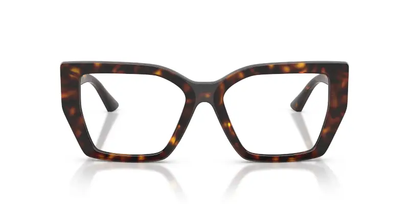 Donna Jimmy Choo JC3053JU 5002 Montature da vista Acetato Tartaruga Trasparente Geometrica Normale miniatura 3